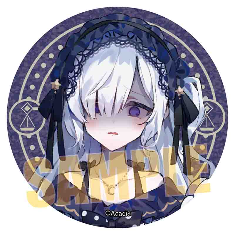 魔法少女ノ魔女裁判_グリッター缶バッジ 夏目アンアン | 公式グッズ