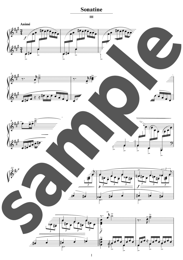 ピアノ楽譜】交響曲第9番第4楽章より「歓喜の歌」 / L.v.Beethoven