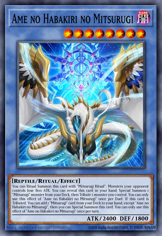アメノハバキリノミツルギ / Ame no Habakiri no Mitsurugi | Yu-Gi-Oh