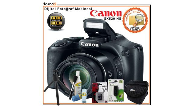 Canon PowerShot SX520 HS Dijital Fotoğraf Makinesi Fiyatları