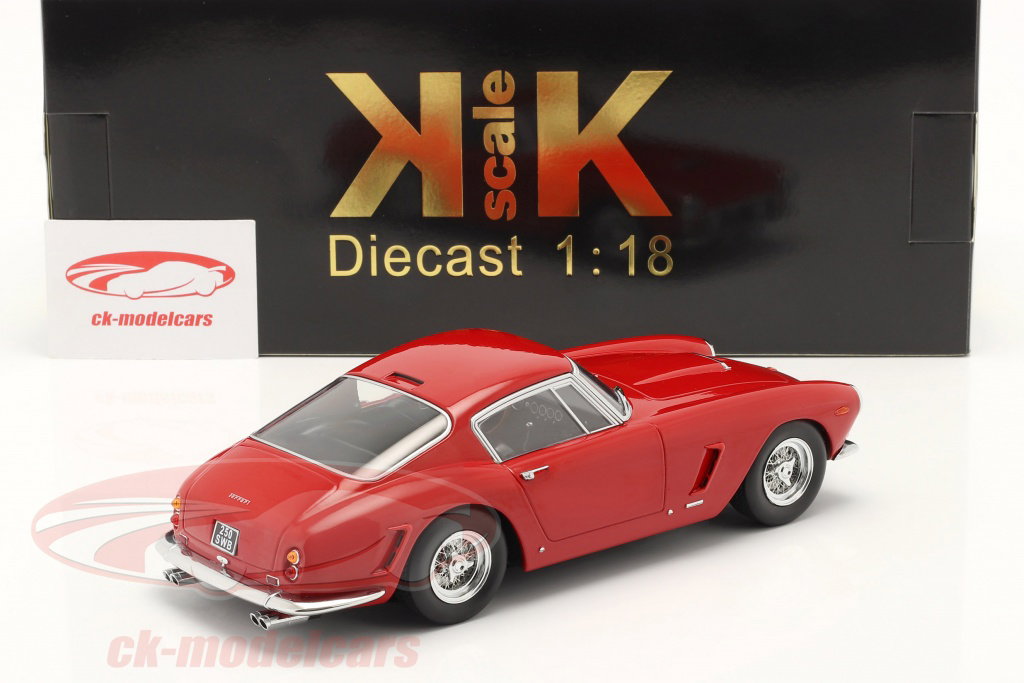 KK-Scale 1:18 Ferrari 250 GT SWB Passo Corto 1961 red KKDC180761