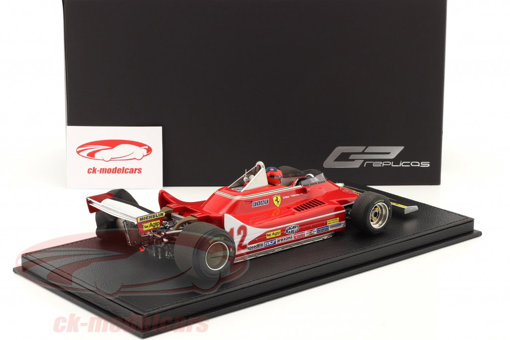 GP Replicas 1:18 Gilles Villeneuve Ferrari 312T4 #12 Dutch GP