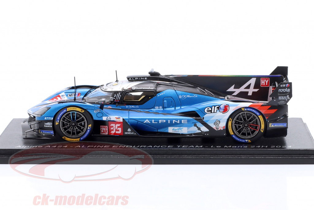 Spark 1:43 Alpine A424 #35 24h LeMans 2024 Chatin, Habsburg