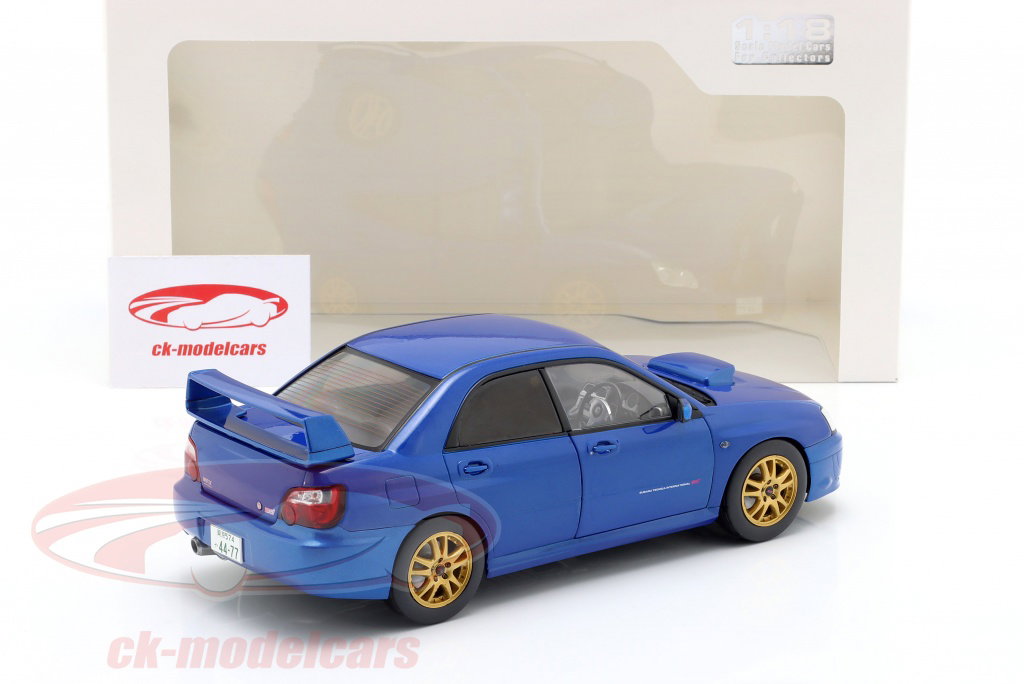 Solido 1:18 Subaru Impreza WRX STI 建設年 2003 sonic 青 S1812301