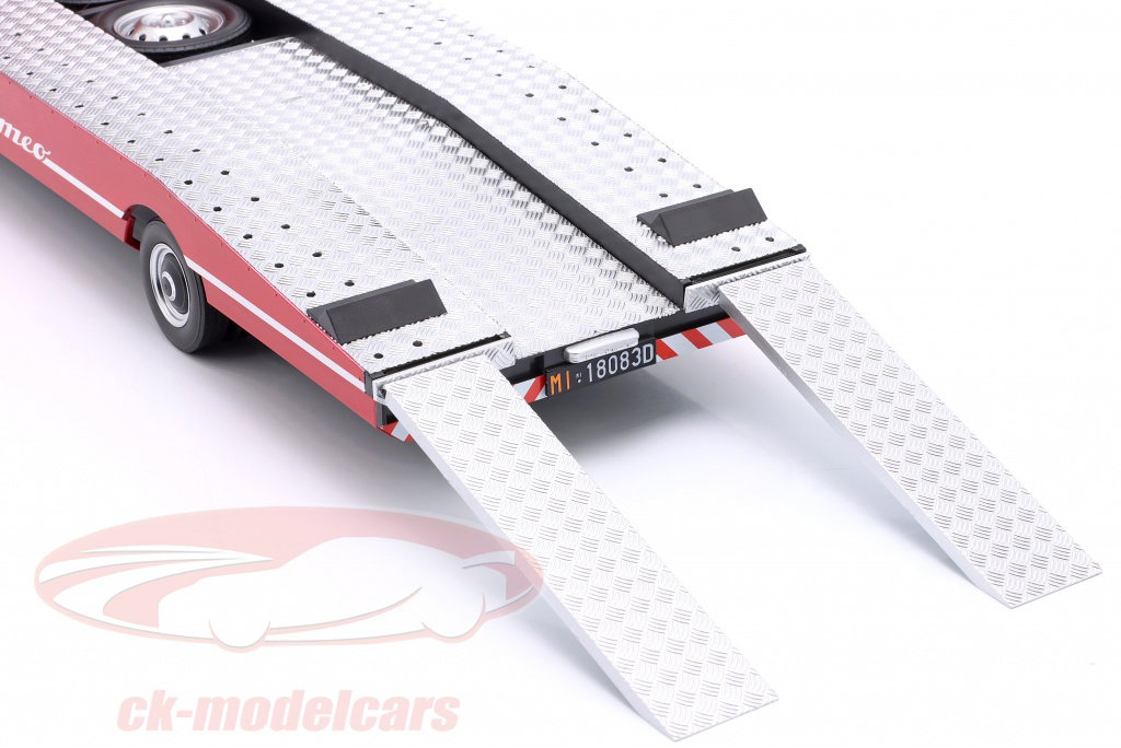 Mitica 1:18 Alfa Romeo A12 (F12) Tow Truck year 1977 red