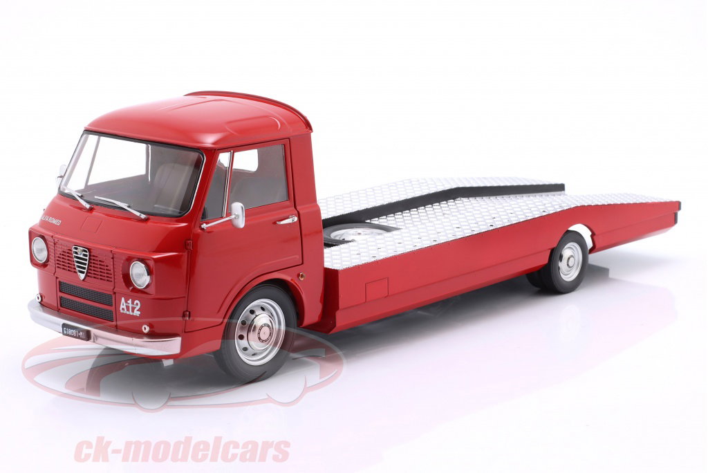 Mitica 1:18 Alfa Romeo A12 (F12) レッカー車 建設年 1967 赤