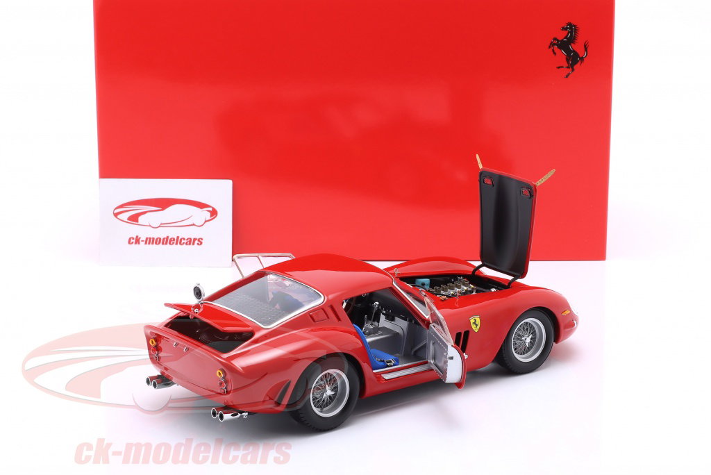 Kyosho 1:18 Ferrari 250 GTO Coupe year 1962 red 08438R model car
