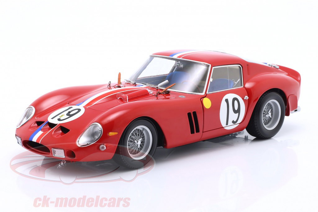 Kyosho 1:18 Ferrari 250 GTO #19 2番目 24h LeMans 1962 Guichet