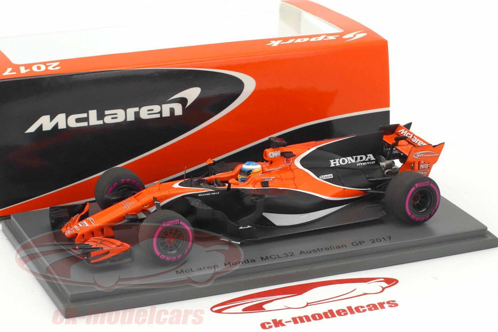F1速報別注 スパーク マクラーレン MCL32 ホンダ 2017 モナコGP F1速報