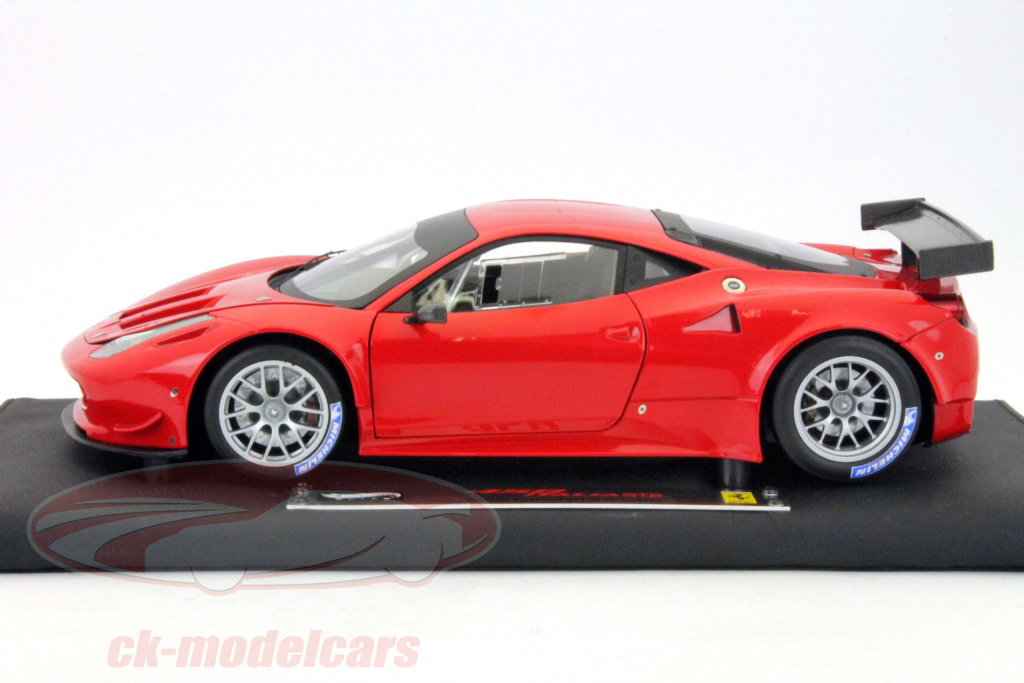 HotWheels Elite 1:18 Ferrari 458 Italia GT2 Special Edition rot
