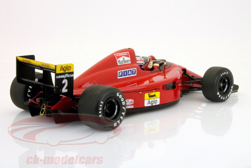Exoto 1:18 Nigel Mansell Ferrari 641/2 #2 当選者 GP ポルトガル 式