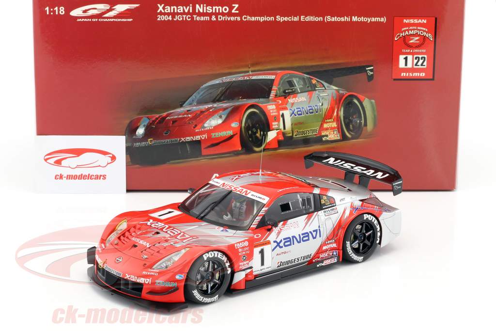 AUTOart 1:18 Nissan Fairlady Xanavi Nismo Z #1 JGTC 2004 80485