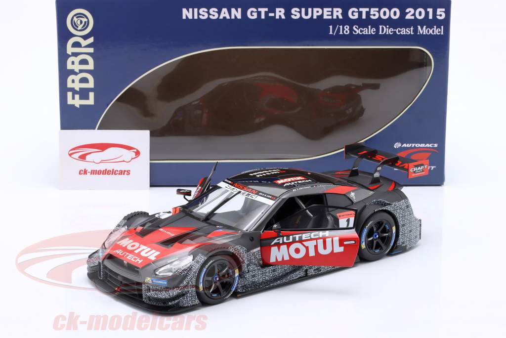 Ebbro 1:18 Nissan GT-R GT500 #1 Super GT Series Test Okayama 2015