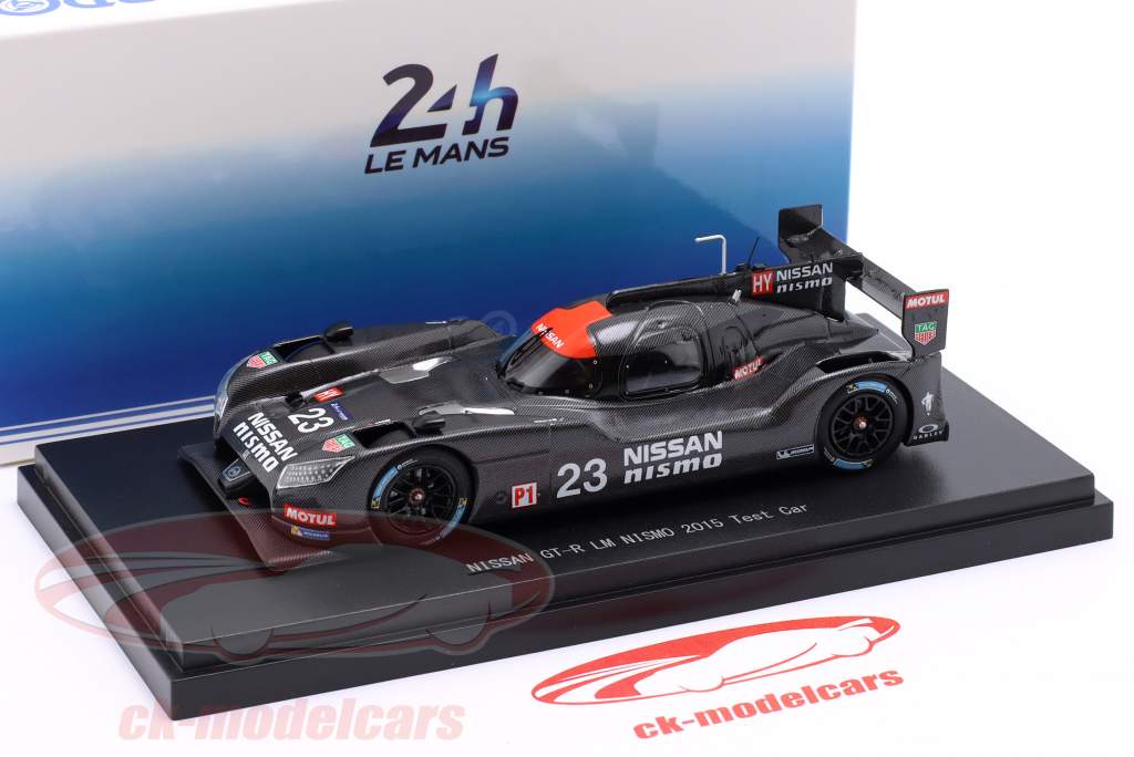 Ebbro 1:43 Nissan GT-R LM Nismo #23 Test Car 2015 黒 45252 モデル