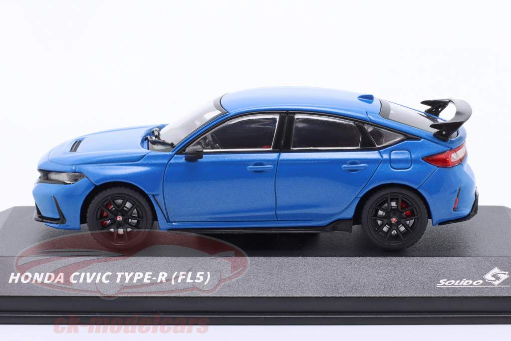 Solido 1:43 Honda Civic Type R (FL5) 建設年 2022 racing 青