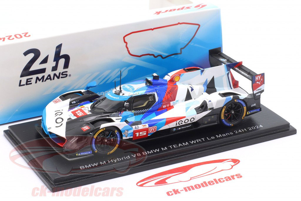 Spark 1:43 BMW M Hybrid V8 #15 24h LeMans 2024 Marciello, Vanthoor