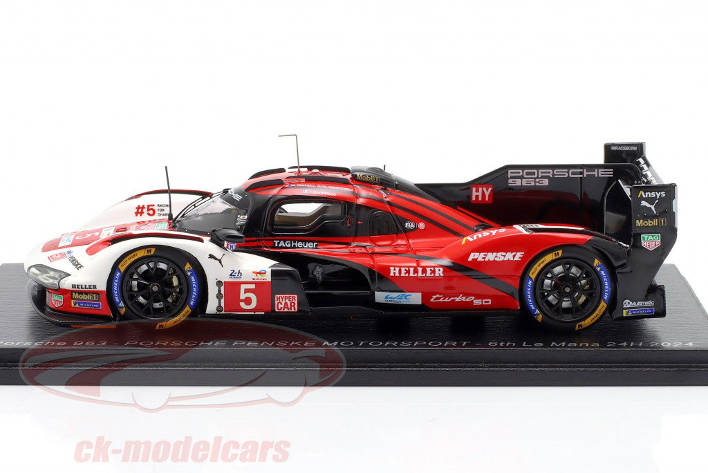 Spark 1:43 Porsche 963 #5 6位 24h LeMans 2024 Porsche Penske