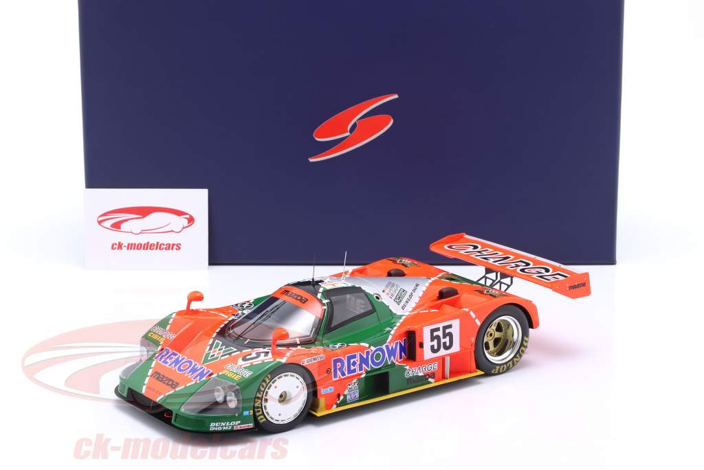 Spark 1:18 Mazda 787B #55 winner 24h LeMans 1991 Weidler, Herbert