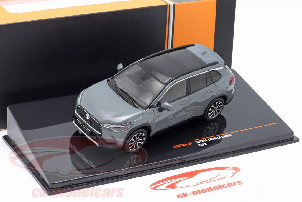 Ixo 1:43 Toyota Corolla Cross year 2022 Gray CLC513N.22 model car