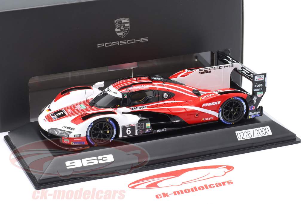 Spark 1:43 Penske Porsche 963 #6 24h Daytona 2023 Cameron, Jaminet