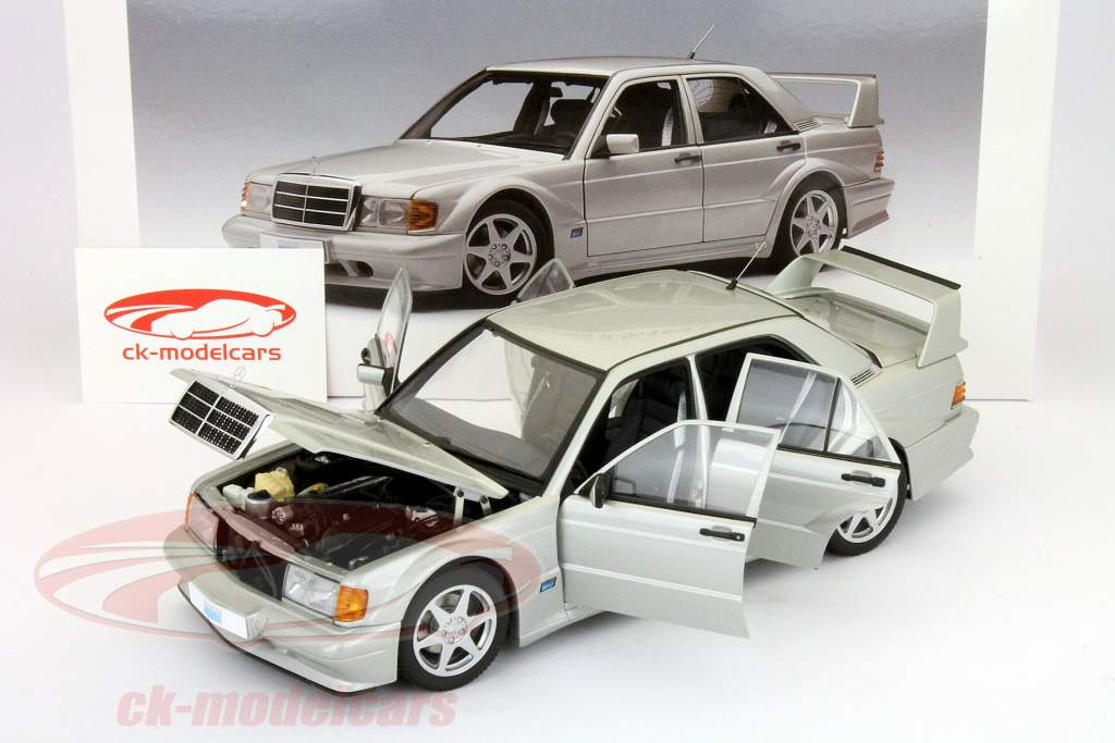 AUTOart 1:18 Mercedes Benz 190E 2.5-16V Evo2 Year 1989 silver