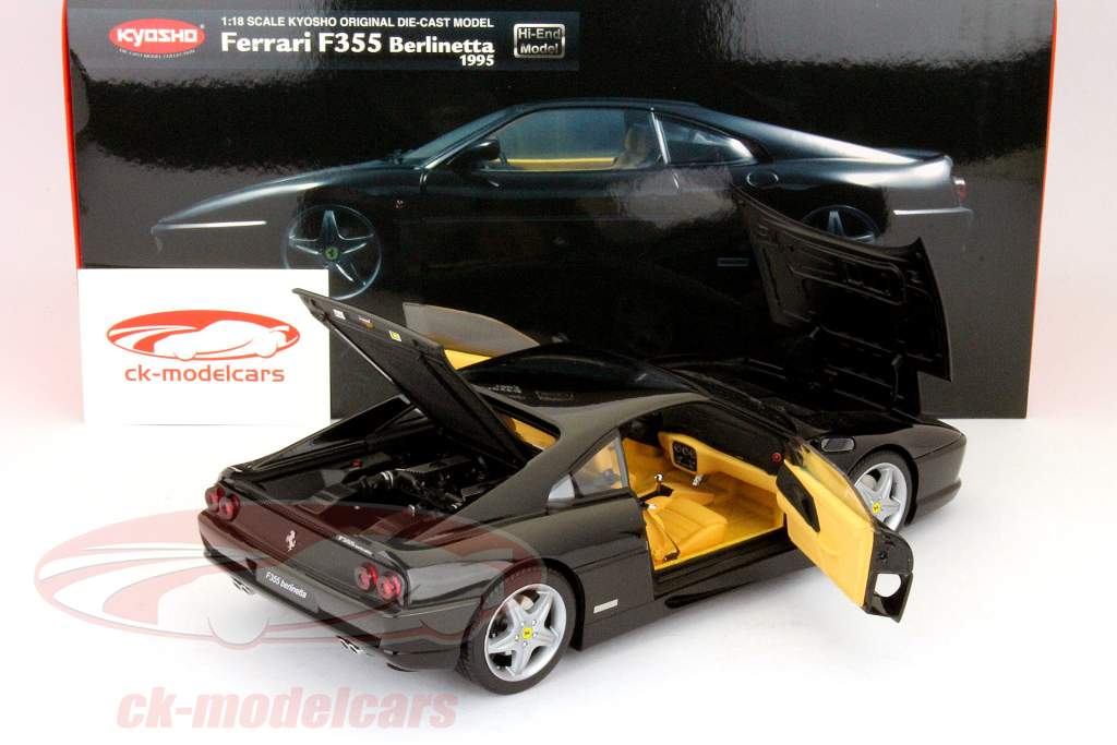 Kyosho 1:43 Ferrari F355 Berlinetta Year 1995 Black 1:18 08881BKT