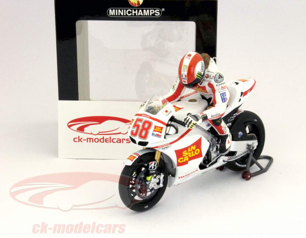 Minichamps 1:12 マルコ·シモンチェリMotoGPのライダーフィギュア