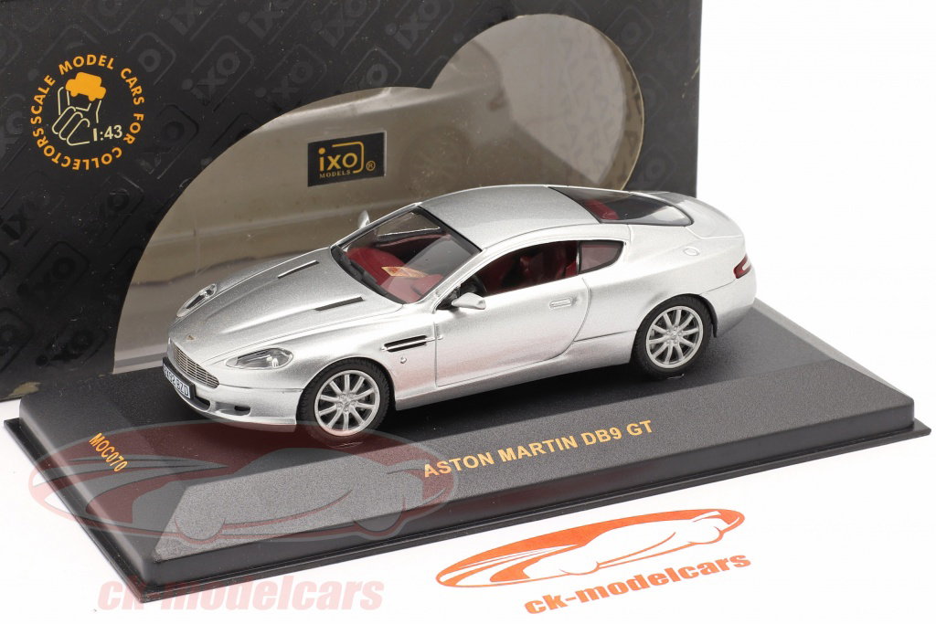 Ixo 1:43 Aston Martin DB9 GT 年 2005 銀 MOC070 モデル 車 MOC070