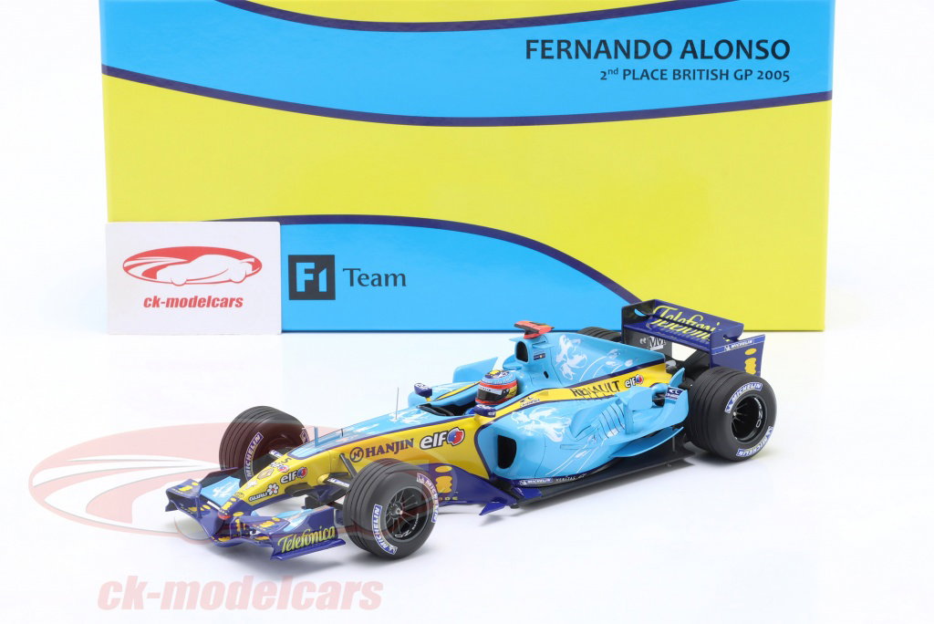 Minichamps 1:18 F. Alonso Renault R25 #5 2nd British GP Formula 1