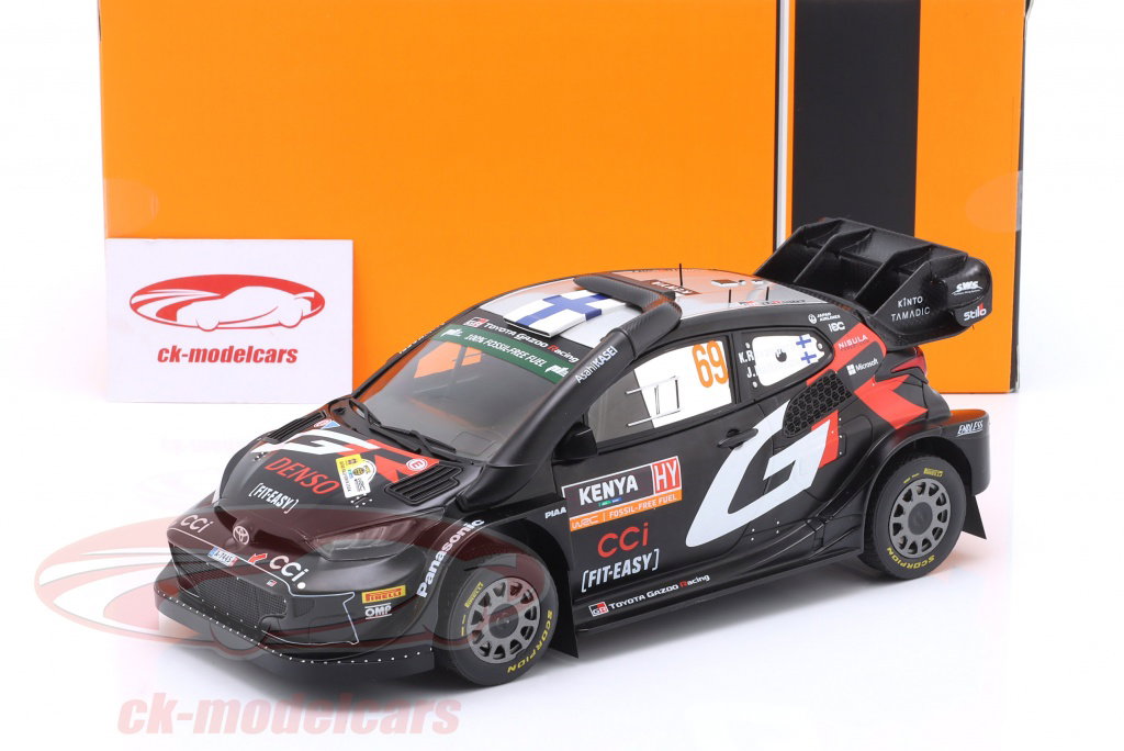 Ixo 1:18 Toyota GR Yaris Rally1 Hybrid #69 勝者 Safari Rallye 2024