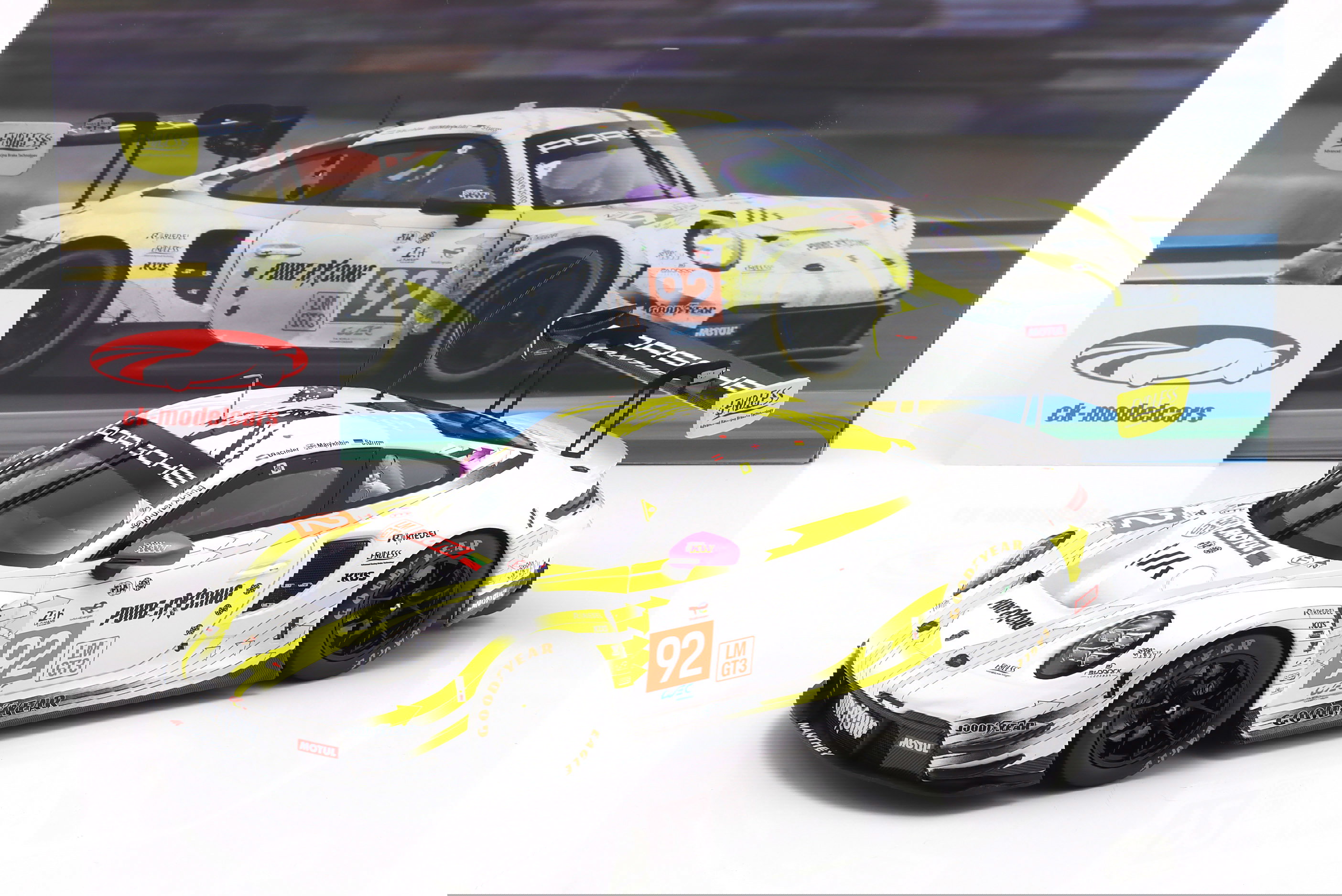 Ixo 1:18 Porsche 911 GT3 R #92 24h LeMans 2024 Bachler, Malykhin