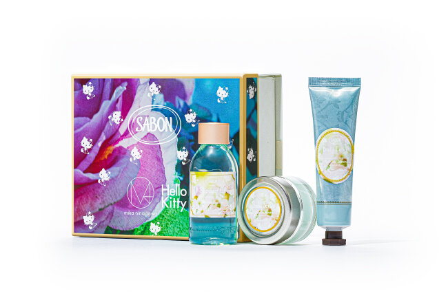 SABON × M / mika ninagawa × Hello Kittyのトリプルコラボ「FLORAL