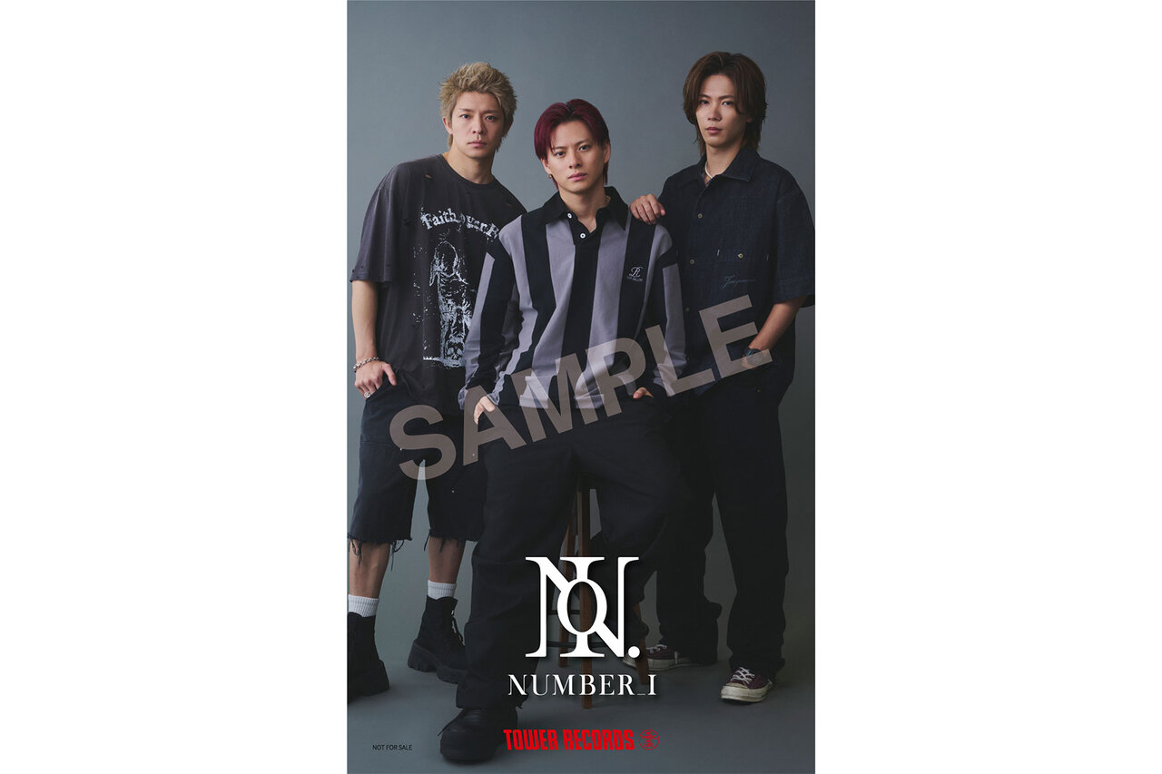 Number_i 2nd アルバム『No.II』がタワーレコード全店舗で販売決定