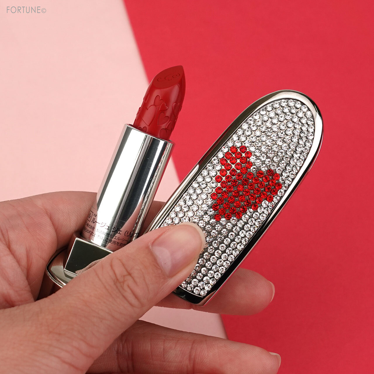 ゲラン 2021バレンタイン限定《ルージュ ジェ 214/ケース》ラブ