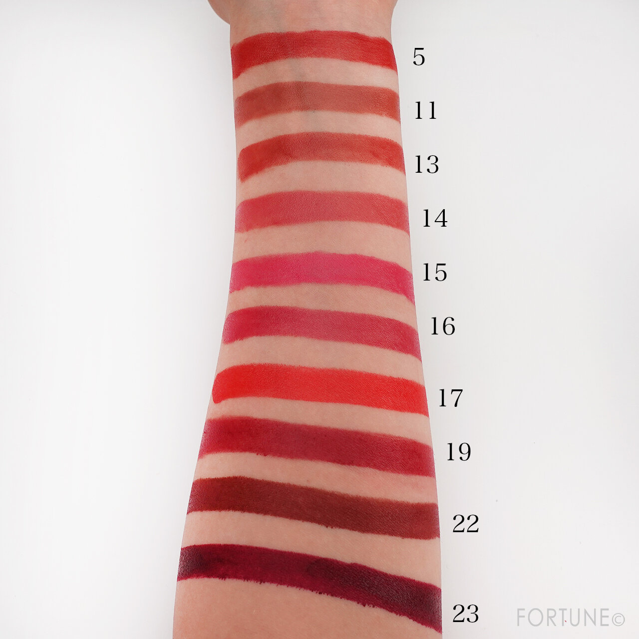 2021夏《クレ・ド・ポー ボーテ ルージュアレーブル》全10色を比較