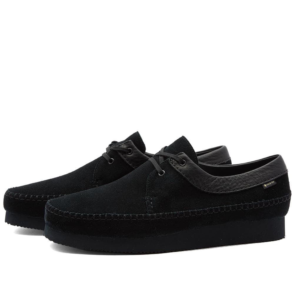 Clarks Originals Men's Weaver Gore-Tex in Black Suede Clarks Originals
