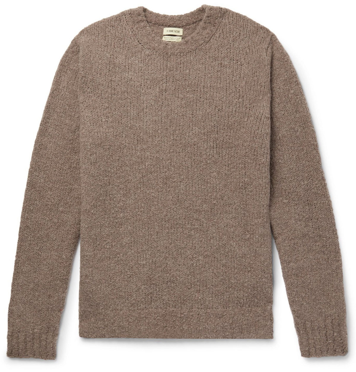De Bonne Facture - Pecora Nera Wool Sweater - Neutrals De Bonne