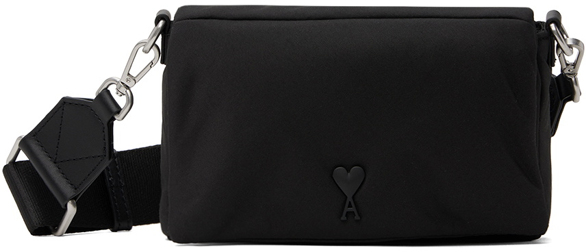 AMI Paris Black Ami De Coeur Lunch Box Bag AMI