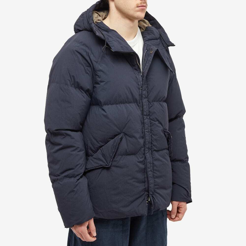 Ten C Men's Arctic Down Parka Jacket in Navy Ten C
