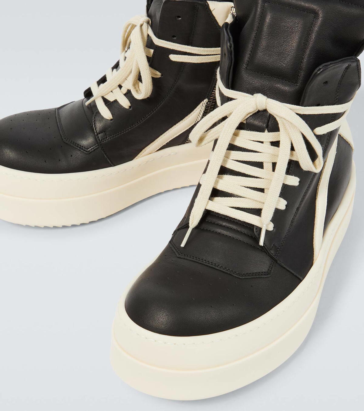 Rick Owens Leather high-top platform sneakers Rick Owens