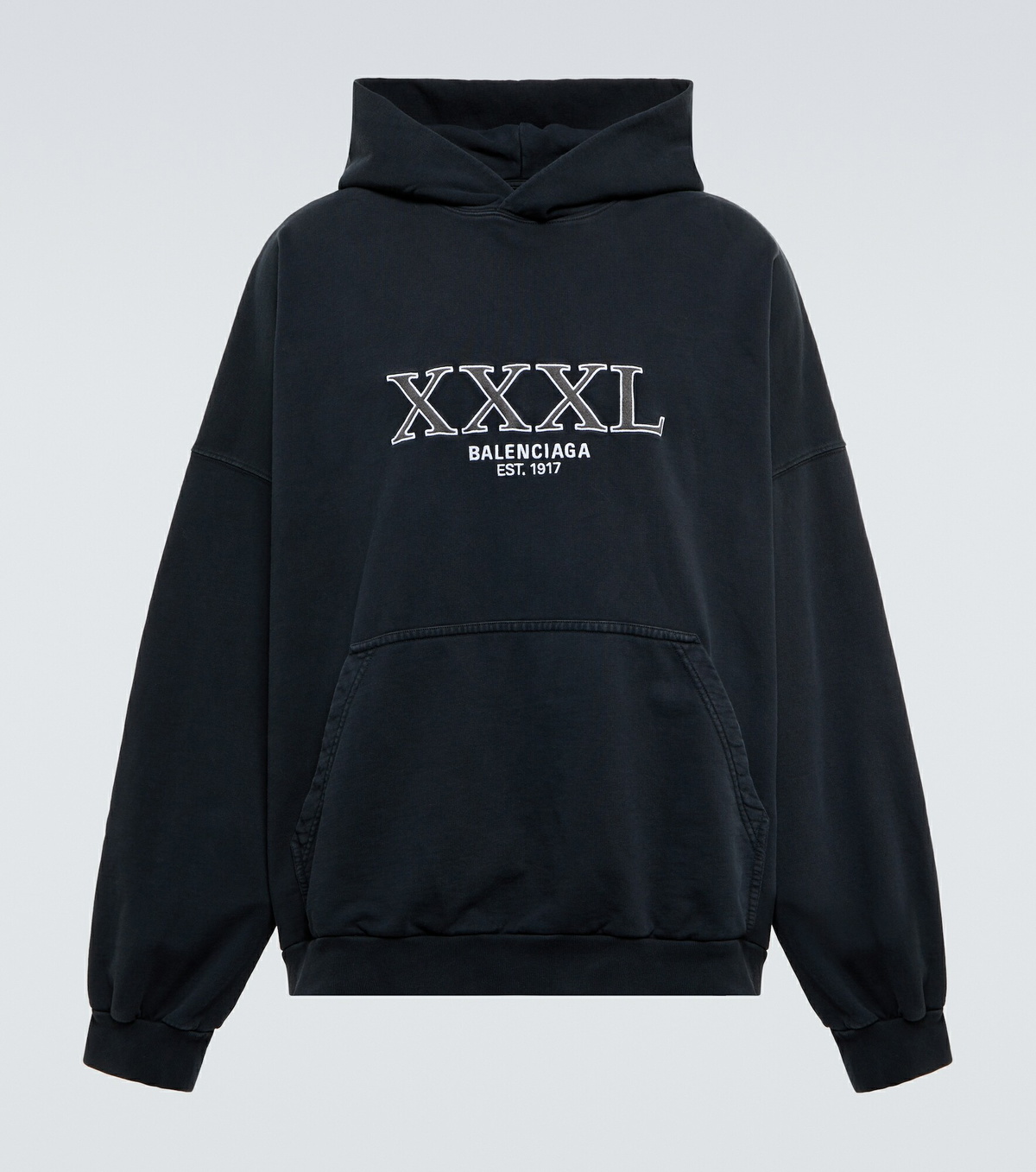 Balenciaga - XXXL large-fit cotton hoodie Balenciaga