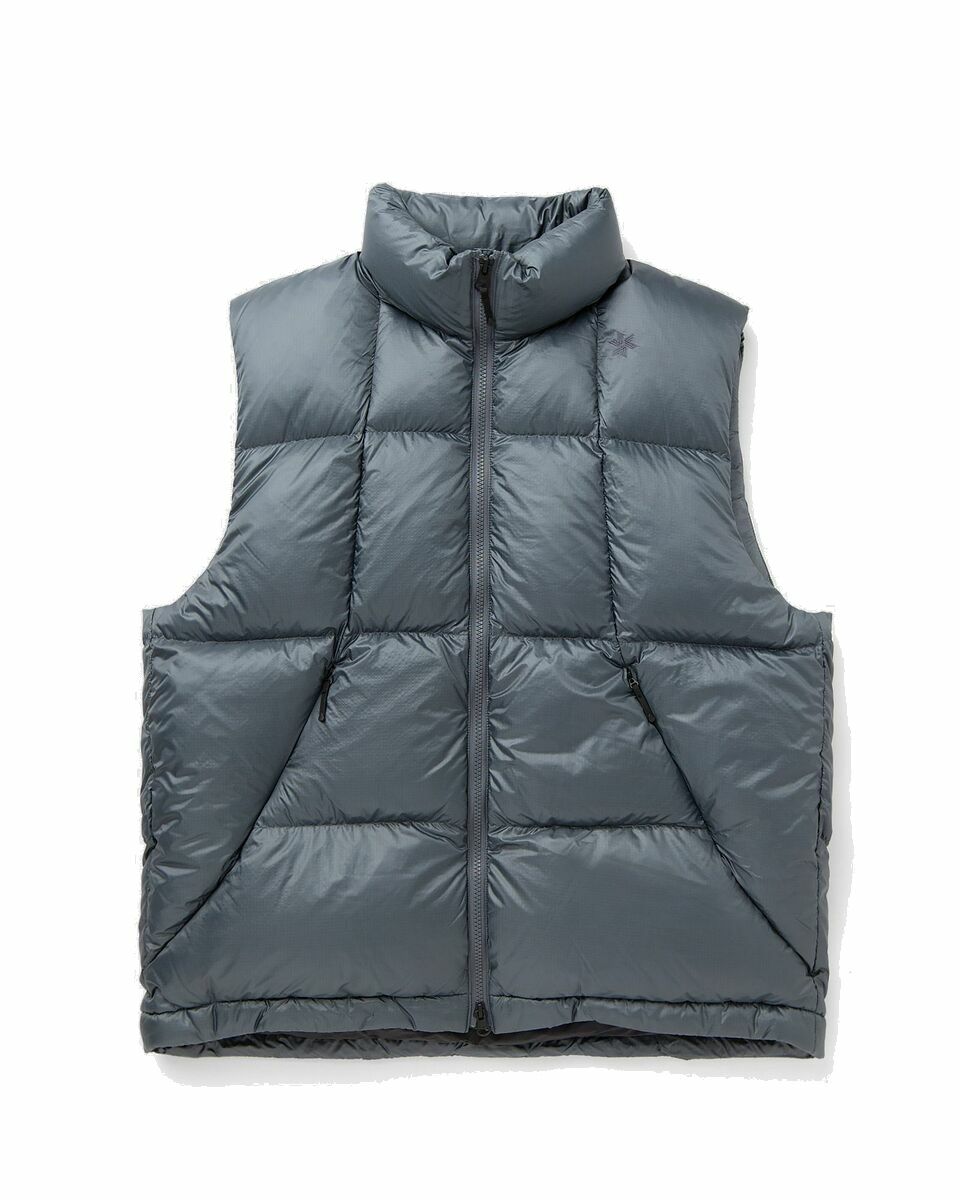 Goldwin Gore Tex Windstopper Puffy Mil Vest Grey Vests Goldwin