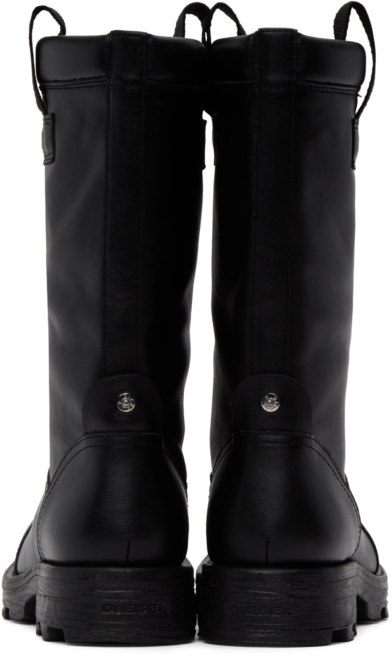 Diesel Black D-Hammer Hb Boots Diesel