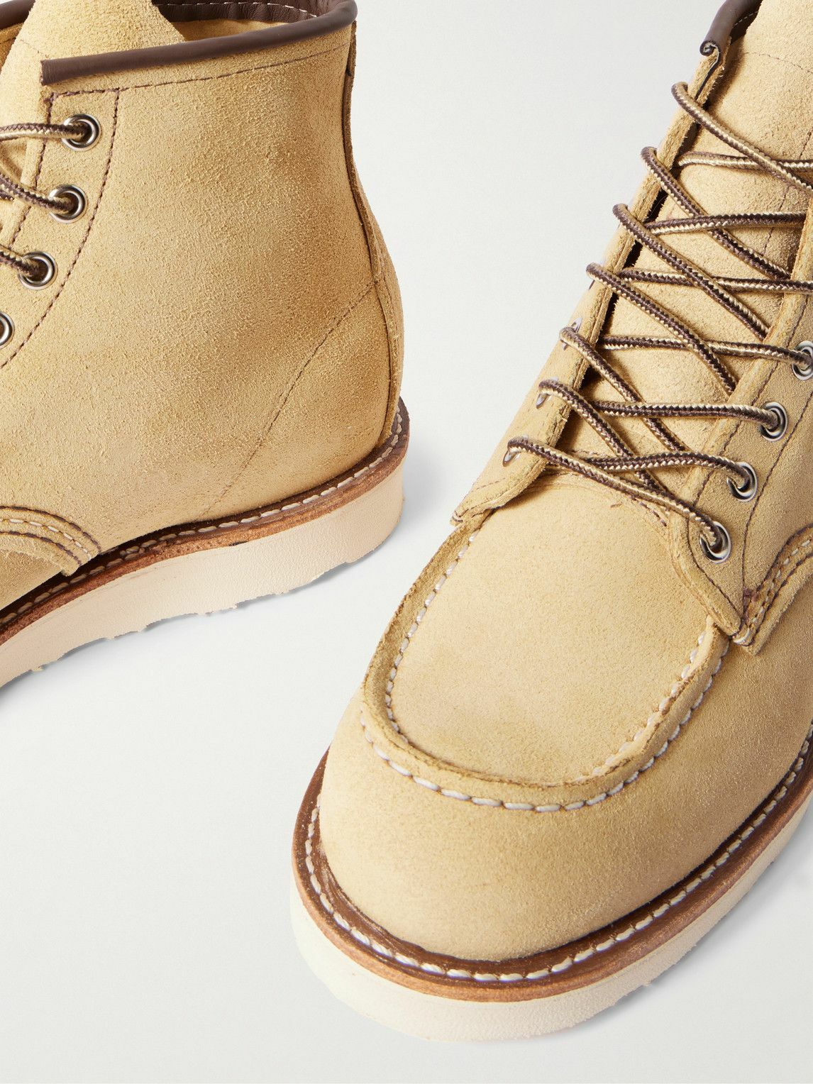 Red Wing Shoes - 8833 Classic Moc Brushed-Leather Lace-Up Boots