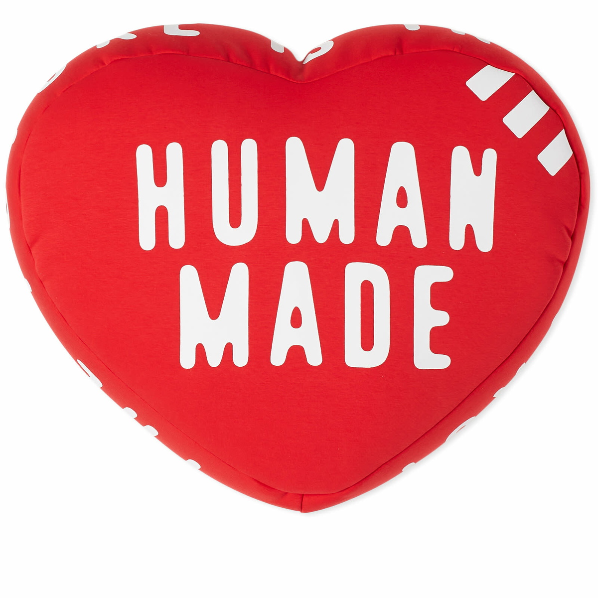 Human Made Men's Heart Beads Cushion in Red Human Made