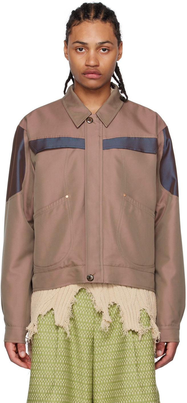 Kiko Kostadinov Brown Mcnamara Jacket Kiko Kostadinov