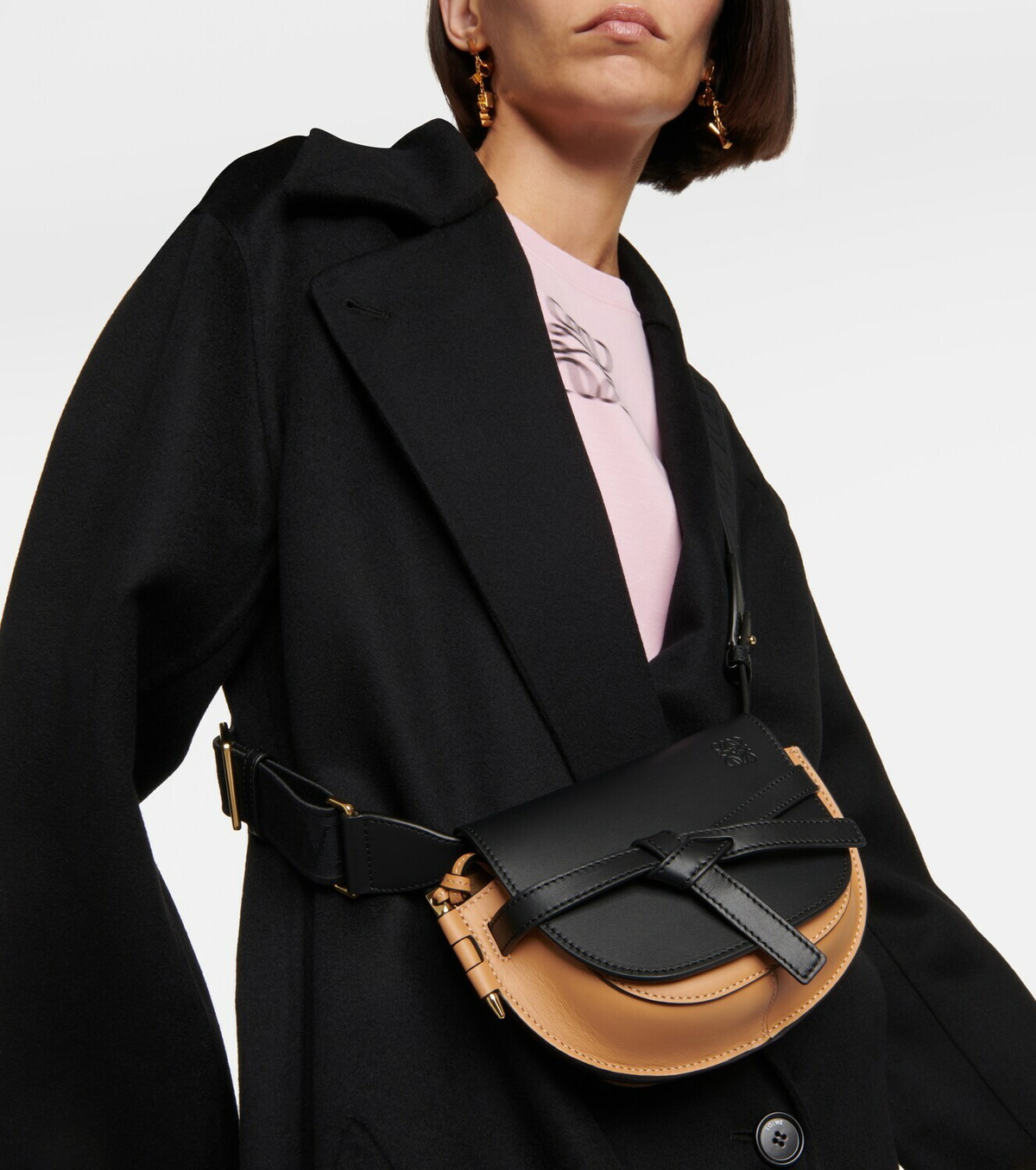 Loewe Gate Dual Mini leather shoulder bag Loewe