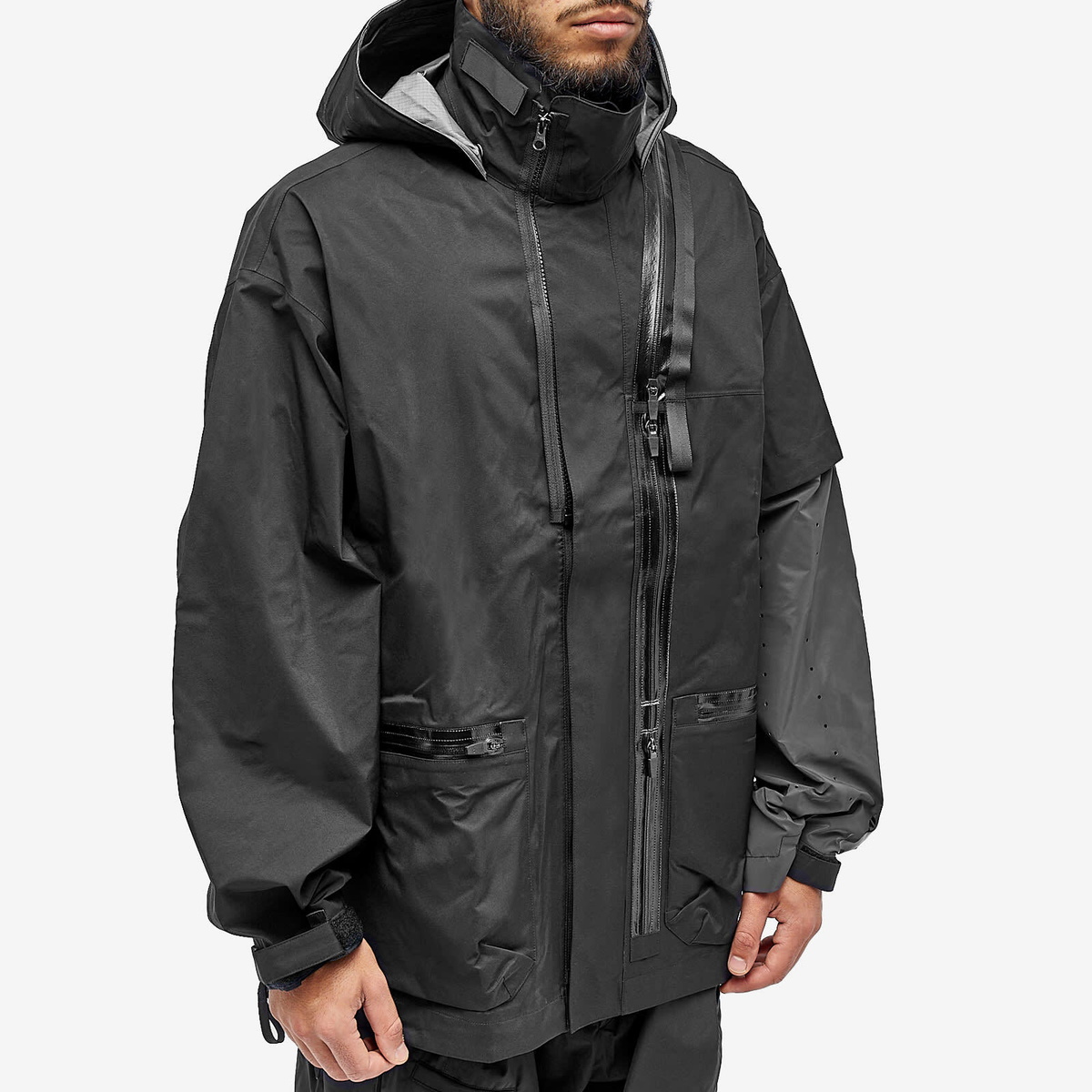 Acronym Men's 3L Gore-Tex Pro Interops Hard Shell Jacket in Black