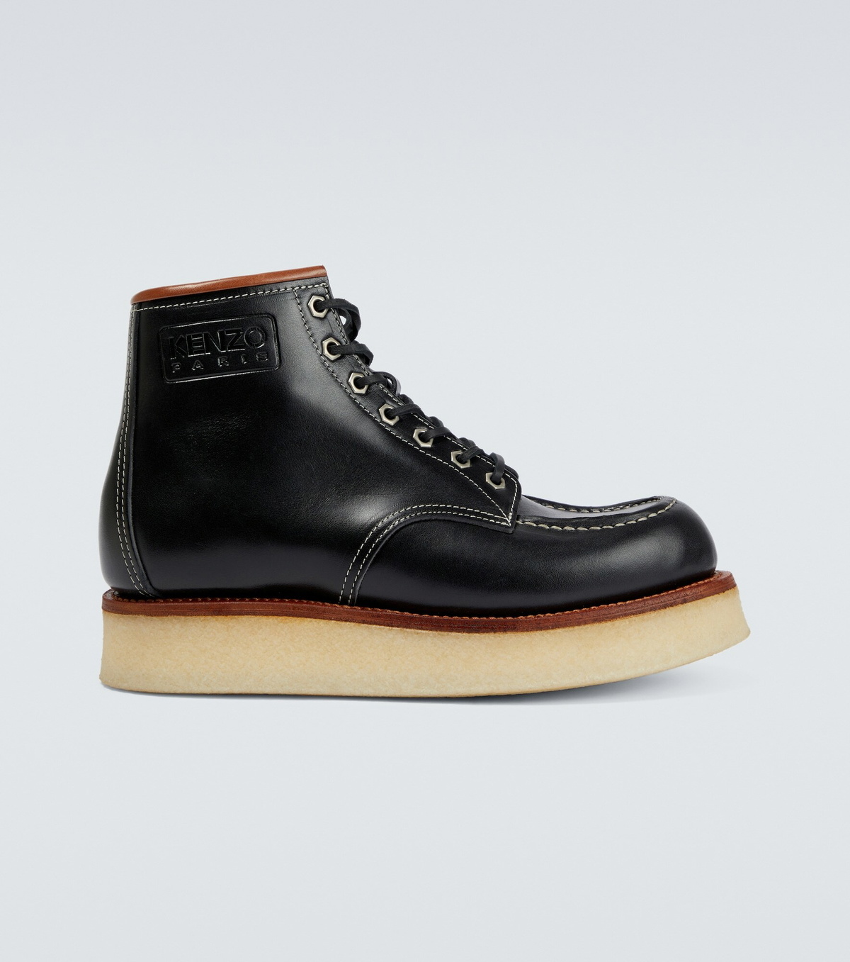 Kenzo - Kenzoyama leather ankle boots Kenzo