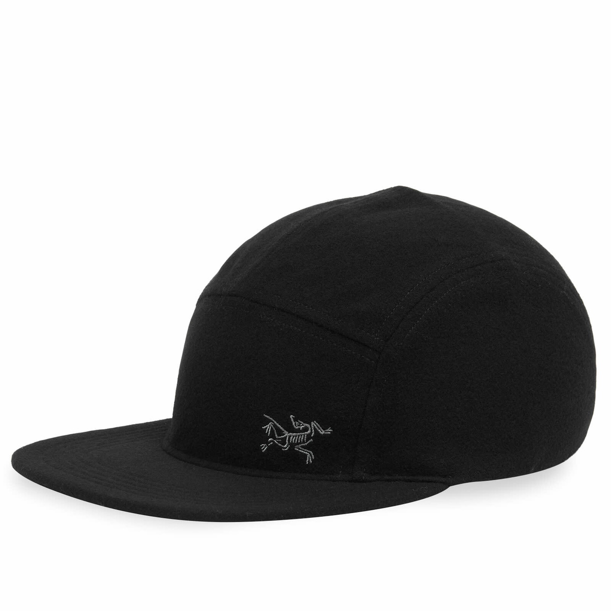 Arc'teryx Men's Wool Calidum 5 Panel Cap in Black Arc'teryx